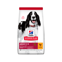 Ração para cão hill´s science plan canine adult medium pollo