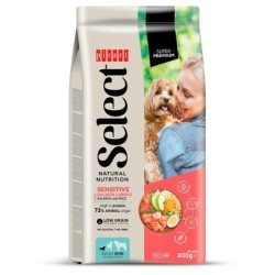 Ração para cão picart select mini adult salmon and rice