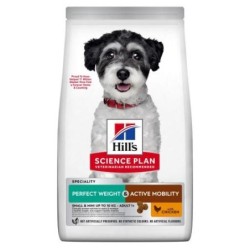 Ração para cão hill´s science plan canine adult perfect weight & active mobility small & mini pollo