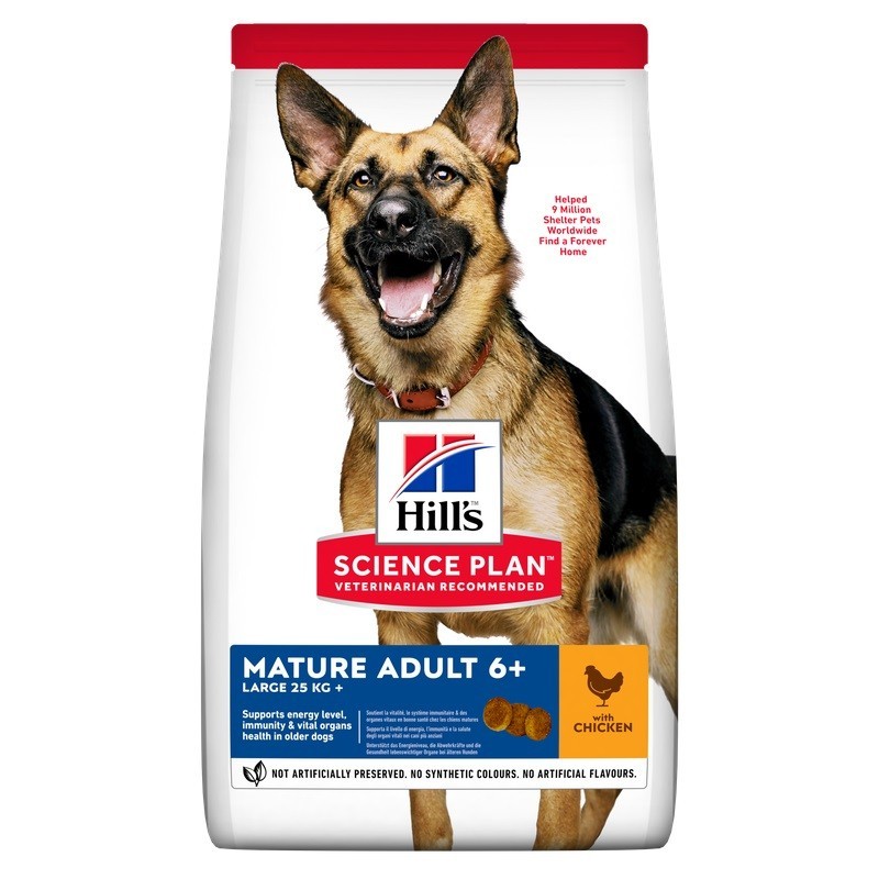 Ração para cão hill´s science plan canine mature adult 5+ large breed pollo