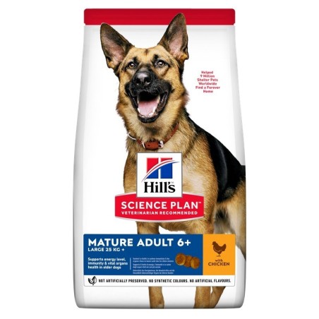 Ração para cão hill´s science plan canine mature adult 5+ large breed pollo