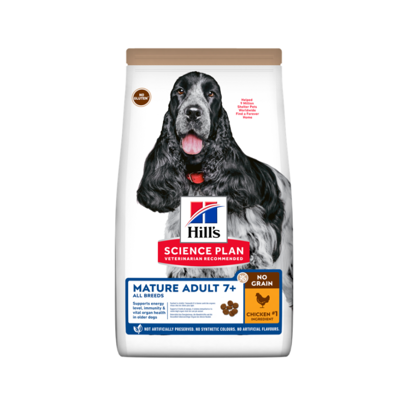 Ração para cão hill´s science plan canine mature adult medium no grain pollo