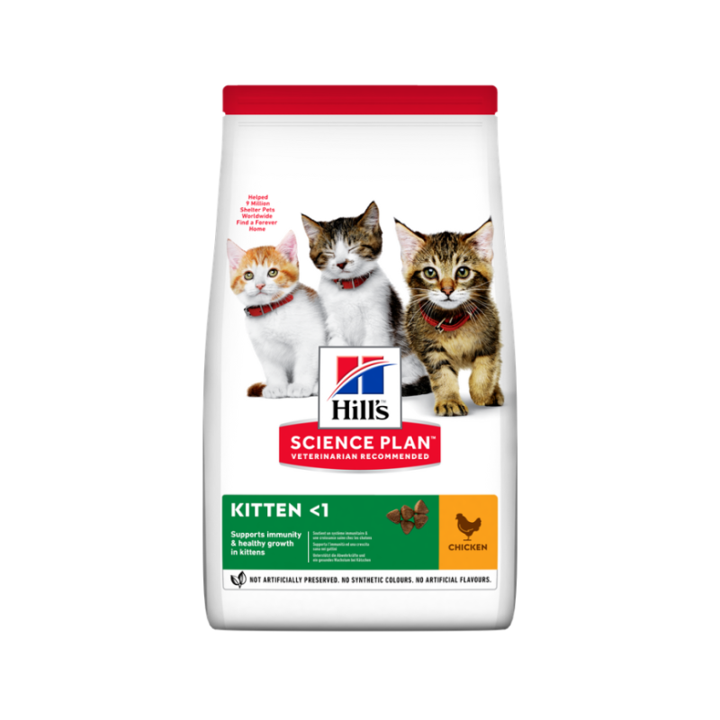 Ração para gato hill´s science plan feline kitten pollo