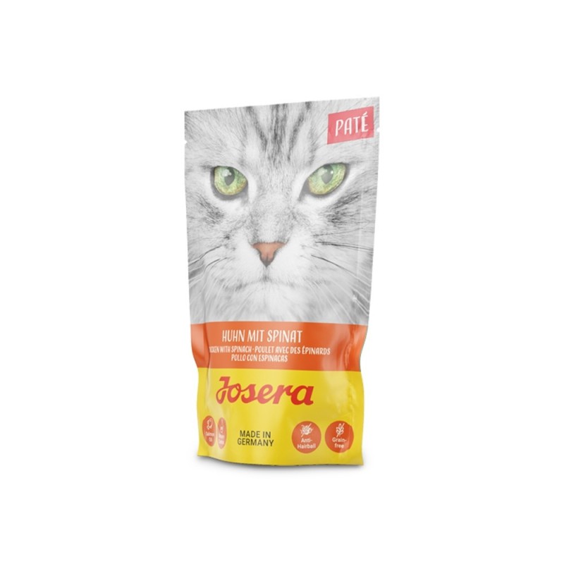 Comida húmida para gato josera frango c/espinafres 85gr