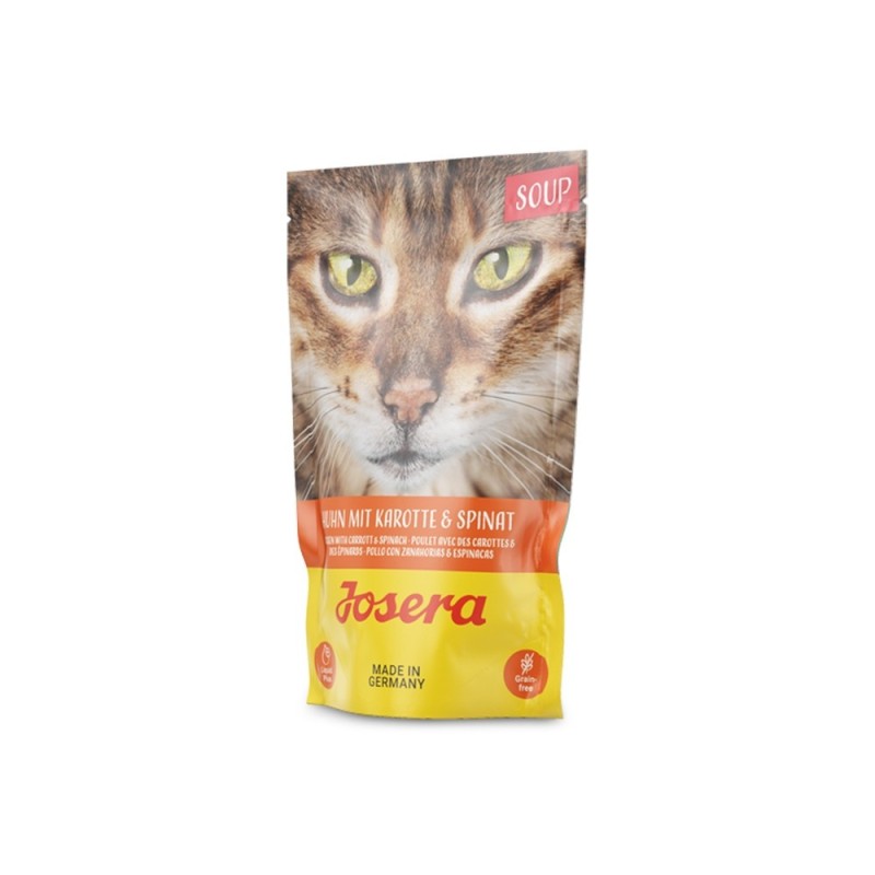 Comida húmida para gato josera sopa frango c/cenoura 70gr