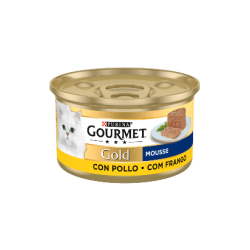 Comida húmida para gato purina gourmet gold mousse de frango | wet (lata)