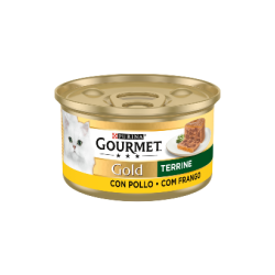 Comida húmida para gato purina gourmet gold terrine de frango | wet (lata)