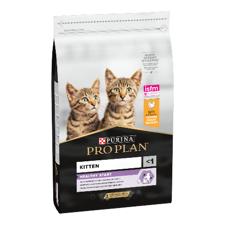 Ração para gato purina pro plan cat healthy start kitten chicken & rice