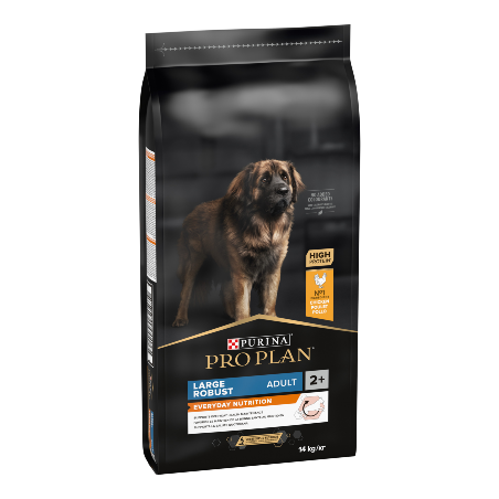 Ração para cão purina pro plan dog optibalance large robust adult chicken