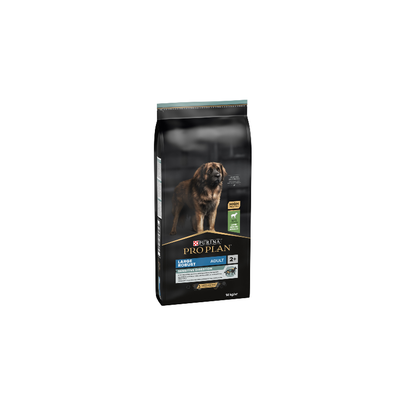 Ração para cão purina pro plan dog optidigest large robust adult sensitive digestion lamb