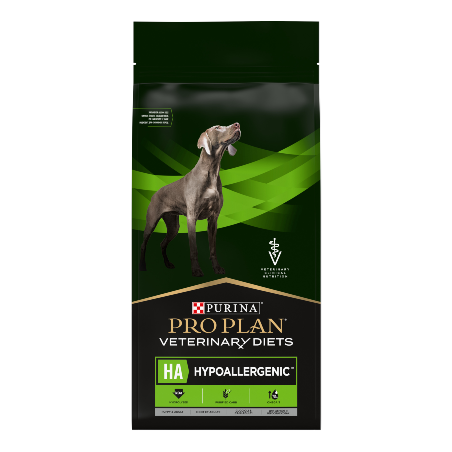 Ração para cão purina pro plan vet diets canine ha - hypoallergenic