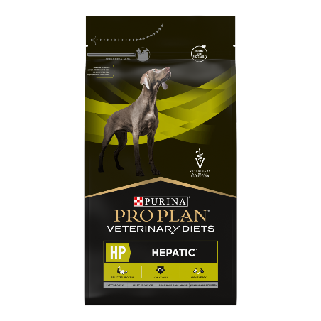Ração para cão purina pro plan vet diets canine hp - hepatic