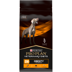 Ração para cão purina pro plan vet diets canine om - obesity management