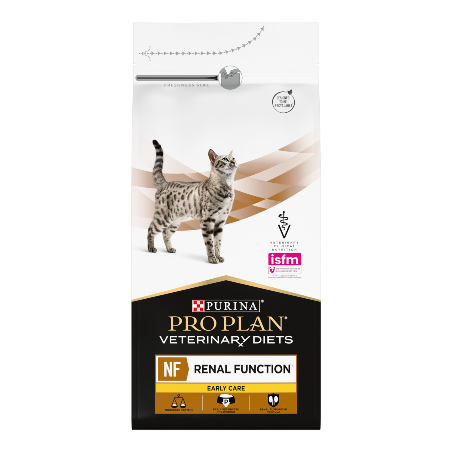 Ração para gato purina pro plan vet diets feline nf - renal function early care