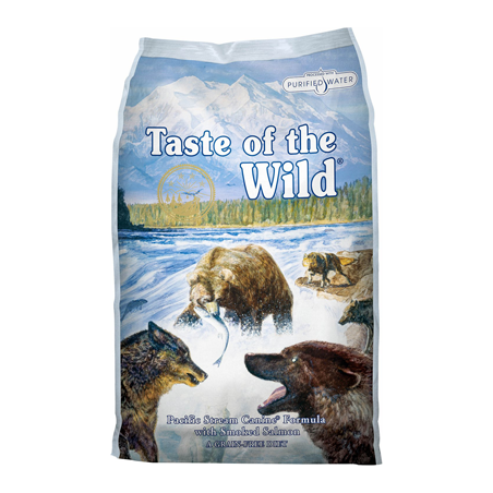 Ração para cão taste of the wild pacific stream canine formula