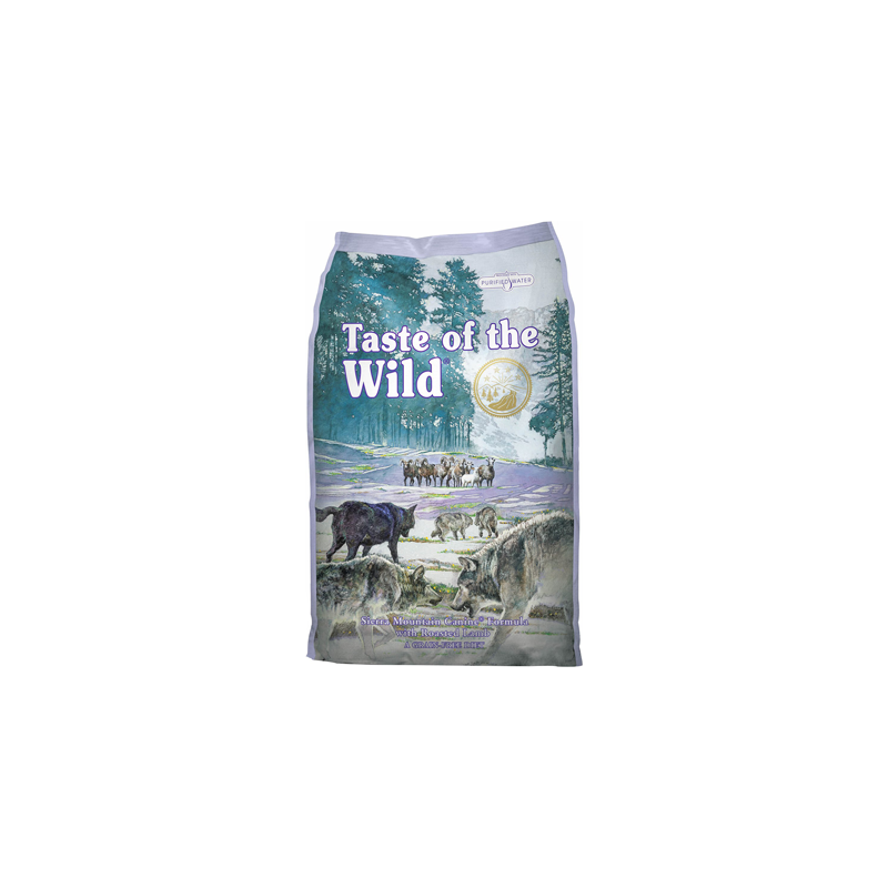 Ração para cão taste of the wild sierra mountain canine formula