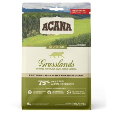 Ração para gato acana cat grasslands new formula