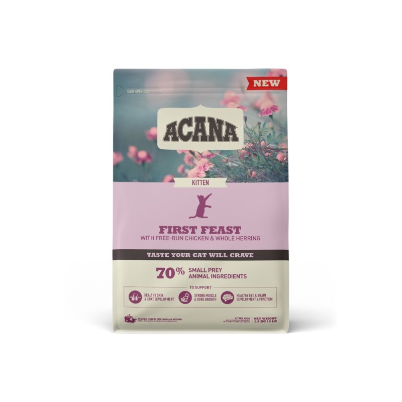 Ração para gato acana cat kitten first feast