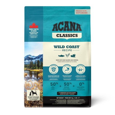 Ração para cão acana classics dog wild coast