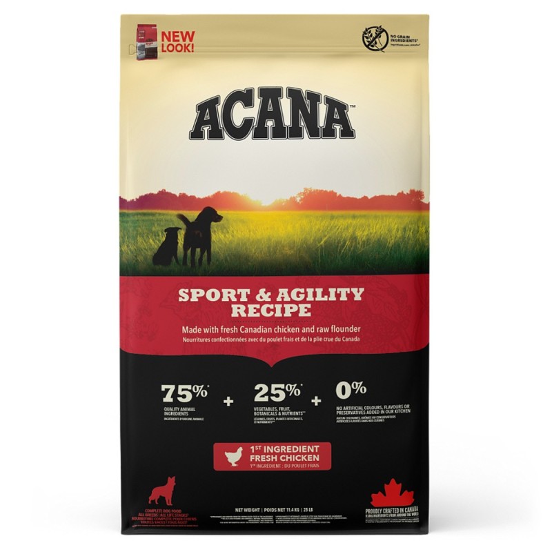 Ração para cão acana dog sport & agility