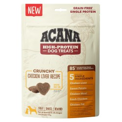 Snacks para cão acana dog treat chicken liver recipe