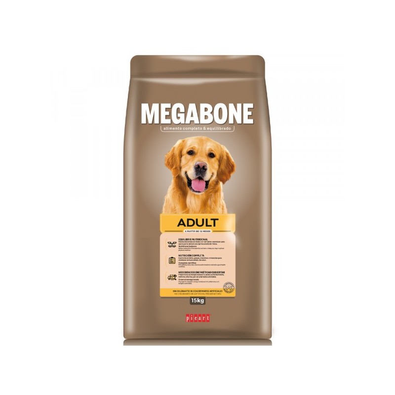 Ração para cão picart megabone adult