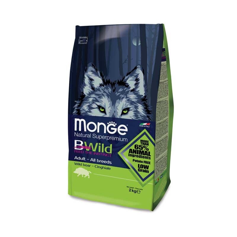 Ração para cão monge bwild low grain - adult javali