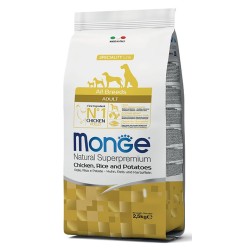 Ração para cão monge all breeds adult - frango,arroz & batatas